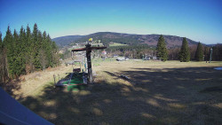 Horní část sjezdovky Skiareálu Ramzová