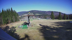 Horní část sjezdovky Skiareálu Ramzová