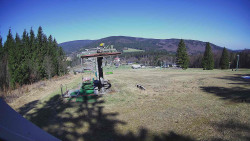 Horní část sjezdovky Skiareálu Ramzová