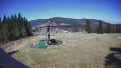 Horní část sjezdovky Skiareálu Ramzová