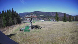 Horní část sjezdovky Skiareálu Ramzová