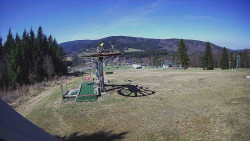 Horní část sjezdovky Skiareálu Ramzová