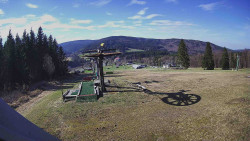 Horní část sjezdovky Skiareálu Ramzová