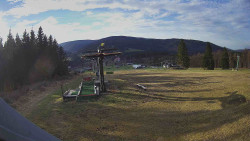 Horní část sjezdovky Skiareálu Ramzová