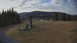 Horní část sjezdovky Skiareálu Ramzová