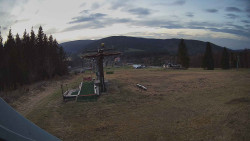 Horní část sjezdovky Skiareálu Ramzová