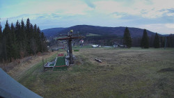 Horní část sjezdovky Skiareálu Ramzová