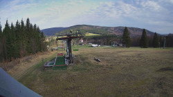 Horní část sjezdovky Skiareálu Ramzová