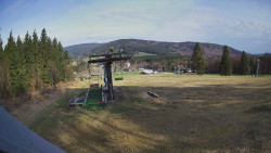 Horní část sjezdovky Skiareálu Ramzová