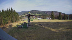 Horní část sjezdovky Skiareálu Ramzová