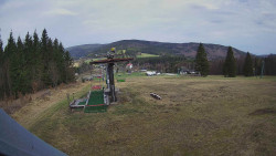 Horní část sjezdovky Skiareálu Ramzová