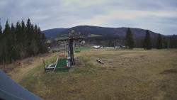 Horní část sjezdovky Skiareálu Ramzová