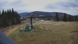 Horní část sjezdovky Skiareálu Ramzová