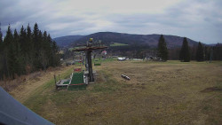 Horní část sjezdovky Skiareálu Ramzová