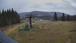 Horní část sjezdovky Skiareálu Ramzová