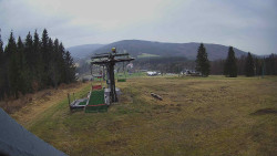 Horní část sjezdovky Skiareálu Ramzová