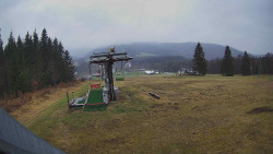 Horní část sjezdovky Skiareálu Ramzová