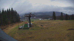 Horní část sjezdovky Skiareálu Ramzová