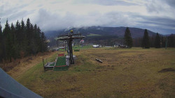 Horní část sjezdovky Skiareálu Ramzová