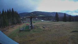 Horní část sjezdovky Skiareálu Ramzová