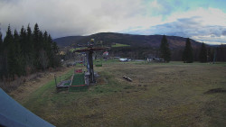 Horní část sjezdovky Skiareálu Ramzová