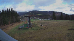 Horní část sjezdovky Skiareálu Ramzová