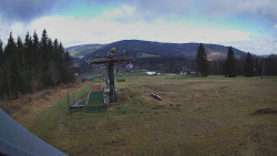 Horní část sjezdovky Skiareálu Ramzová