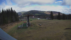 Horní část sjezdovky Skiareálu Ramzová