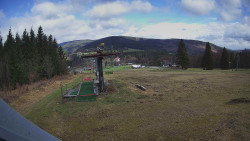 Horní část sjezdovky Skiareálu Ramzová