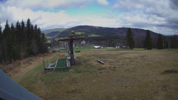 Horní část sjezdovky Skiareálu Ramzová