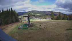 Horní část sjezdovky Skiareálu Ramzová