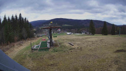 Horní část sjezdovky Skiareálu Ramzová