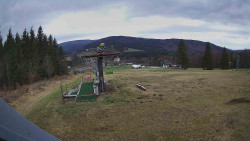 Horní část sjezdovky Skiareálu Ramzová