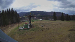 Horní část sjezdovky Skiareálu Ramzová