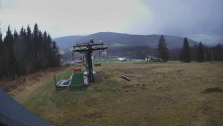 Horní část sjezdovky Skiareálu Ramzová