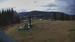 Horní část sjezdovky Skiareálu Ramzová