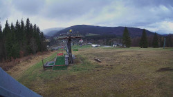 Horní část sjezdovky Skiareálu Ramzová