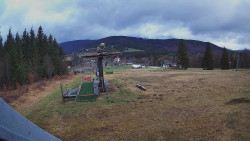 Horní část sjezdovky Skiareálu Ramzová