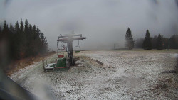 Horní část sjezdovky Skiareálu Ramzová