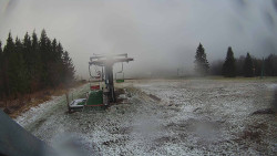 Horní část sjezdovky Skiareálu Ramzová