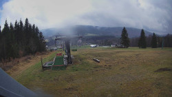 Horní část sjezdovky Skiareálu Ramzová