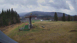 Horní část sjezdovky Skiareálu Ramzová