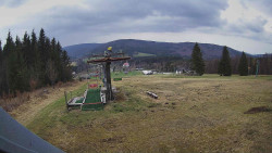 Horní část sjezdovky Skiareálu Ramzová