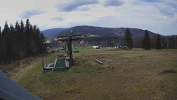 Horní část sjezdovky Skiareálu Ramzová