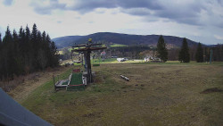 Horní část sjezdovky Skiareálu Ramzová