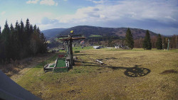 Horní část sjezdovky Skiareálu Ramzová