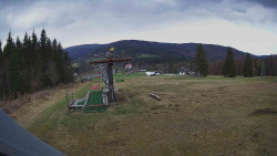 Horní část sjezdovky Skiareálu Ramzová