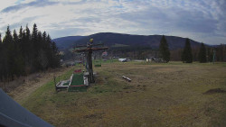 Horní část sjezdovky Skiareálu Ramzová