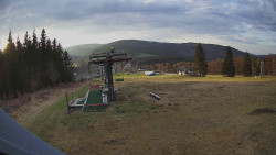 Horní část sjezdovky Skiareálu Ramzová