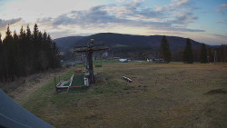 Horní část sjezdovky Skiareálu Ramzová